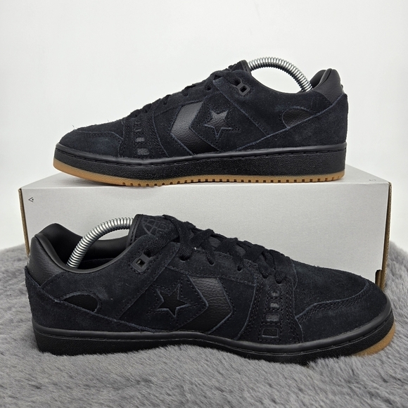 New Converse AS-1 Pro Black & Gum Skate Shoes Men\'s Size 7.5